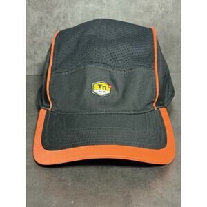 Nike AW84 TN Air Aerobill Dri-Fit Men’s 5 Panel Hat Cap Black Orange